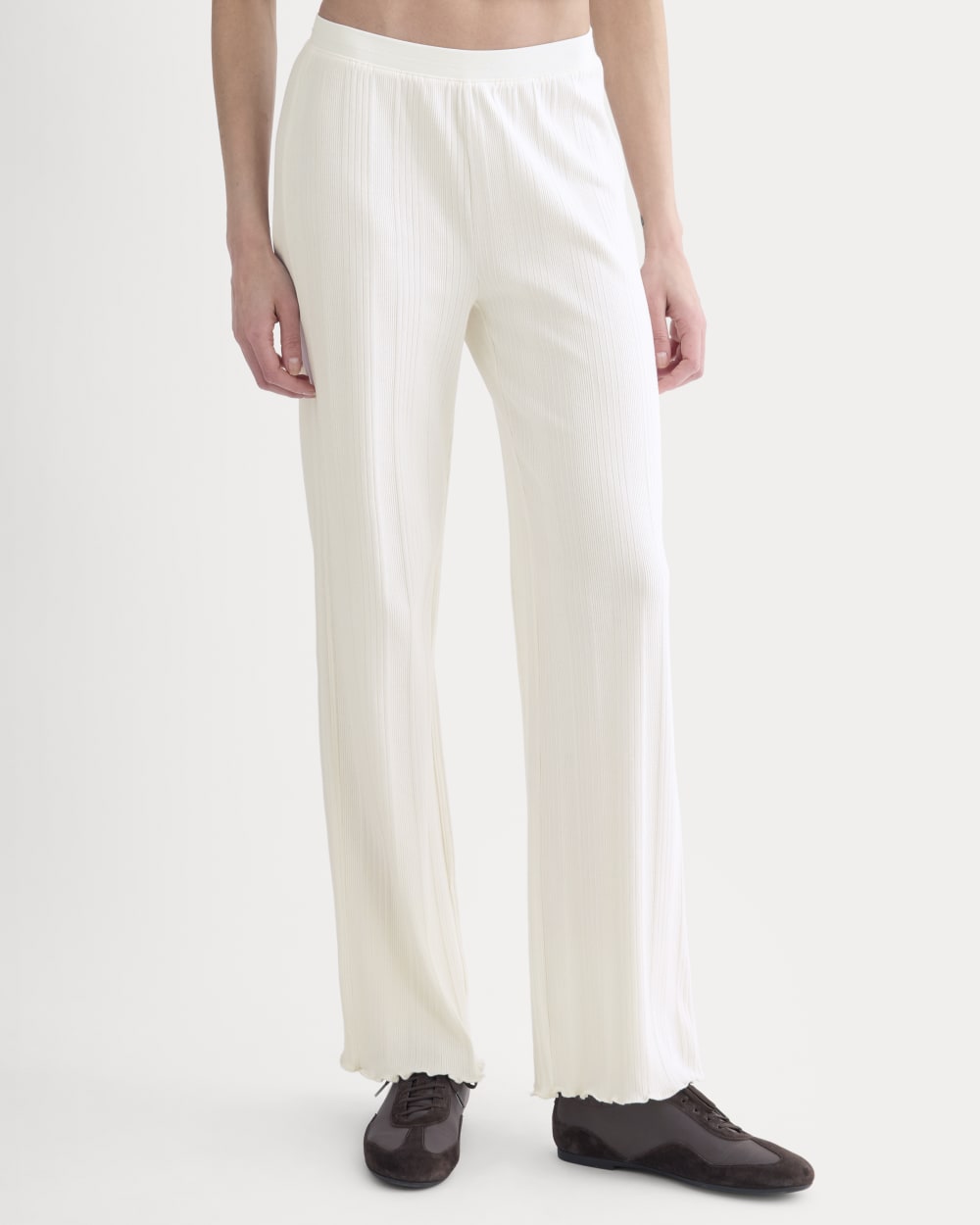 Lounge Rib Pant | Bone - Image 3