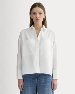 The Boxy Oxford | White