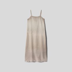 Alternative view of The Satin Square-Neck Slip Dress | Cream