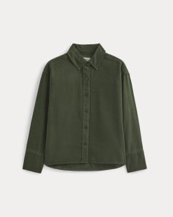 Alternative view of Boxy Shirt in Buttersoft | Dark Forest
