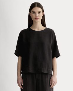 The Relaxed Tee in Buttersoft | Black
