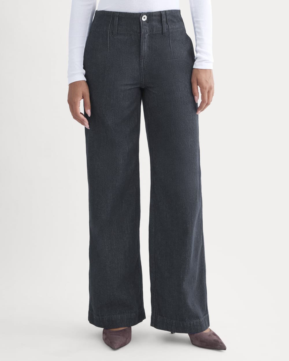 The Mid-Rise Trouser Jean | Tungsten Rinse - Image 3