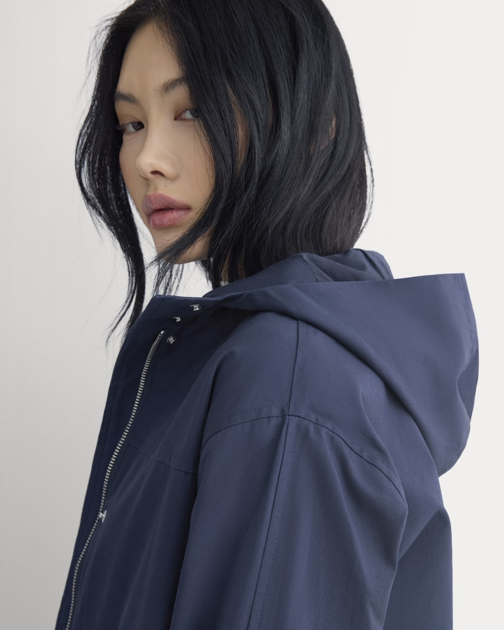 Hooded Field Jacket | Navy - Image 5