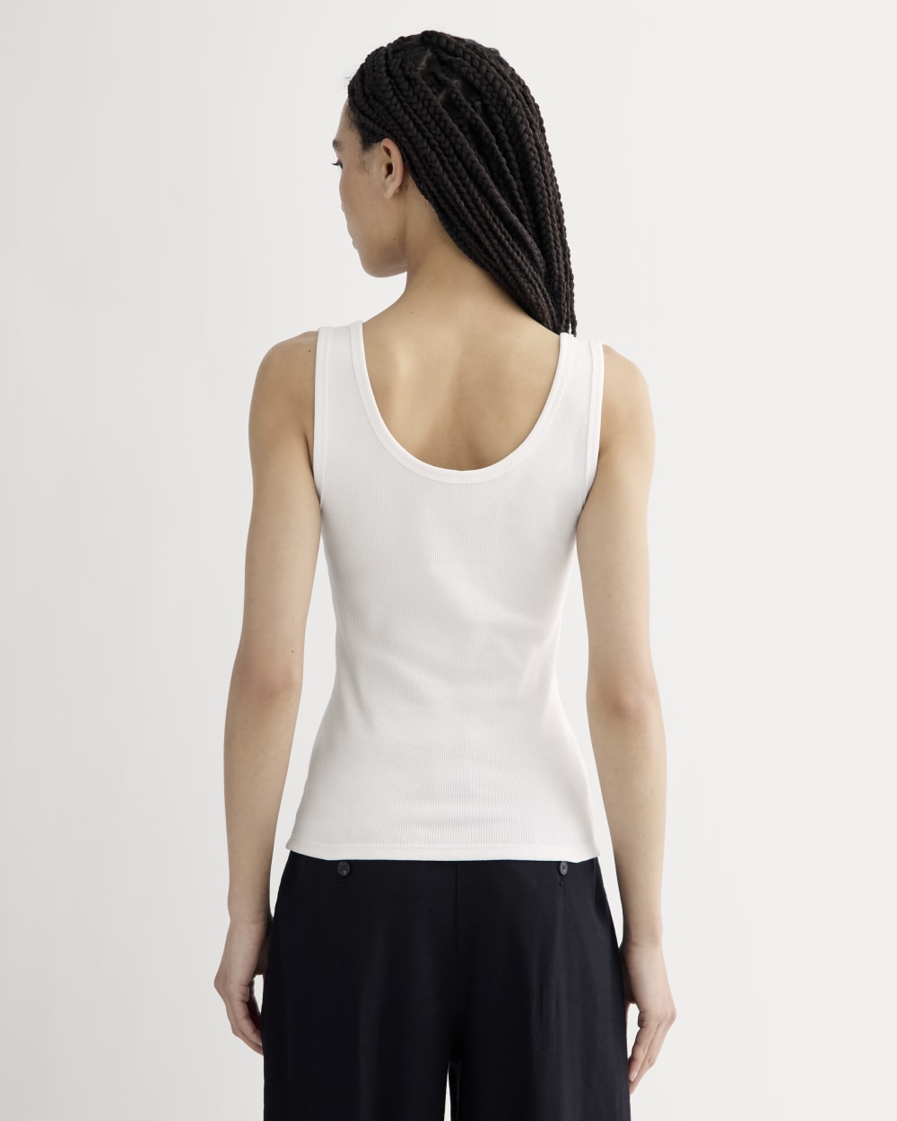 The Selfie Henley Tank | White - Image 5