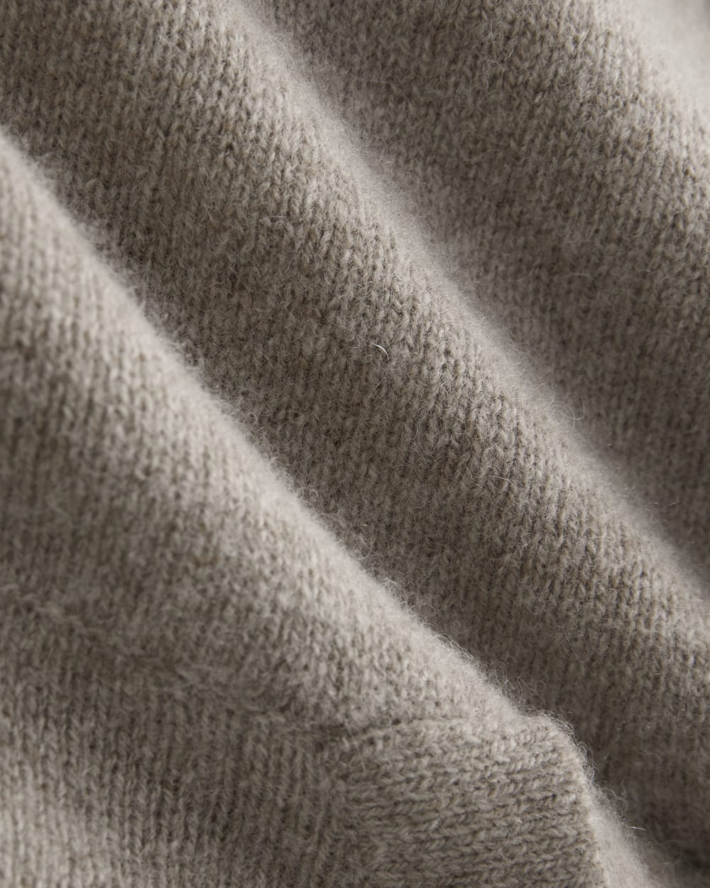 Full-Zip Hoodie in Wool Cashmere | Oatmeal - Image 6