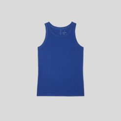Alternative view of The Tank in Essential Cotton | Mazarine Blue