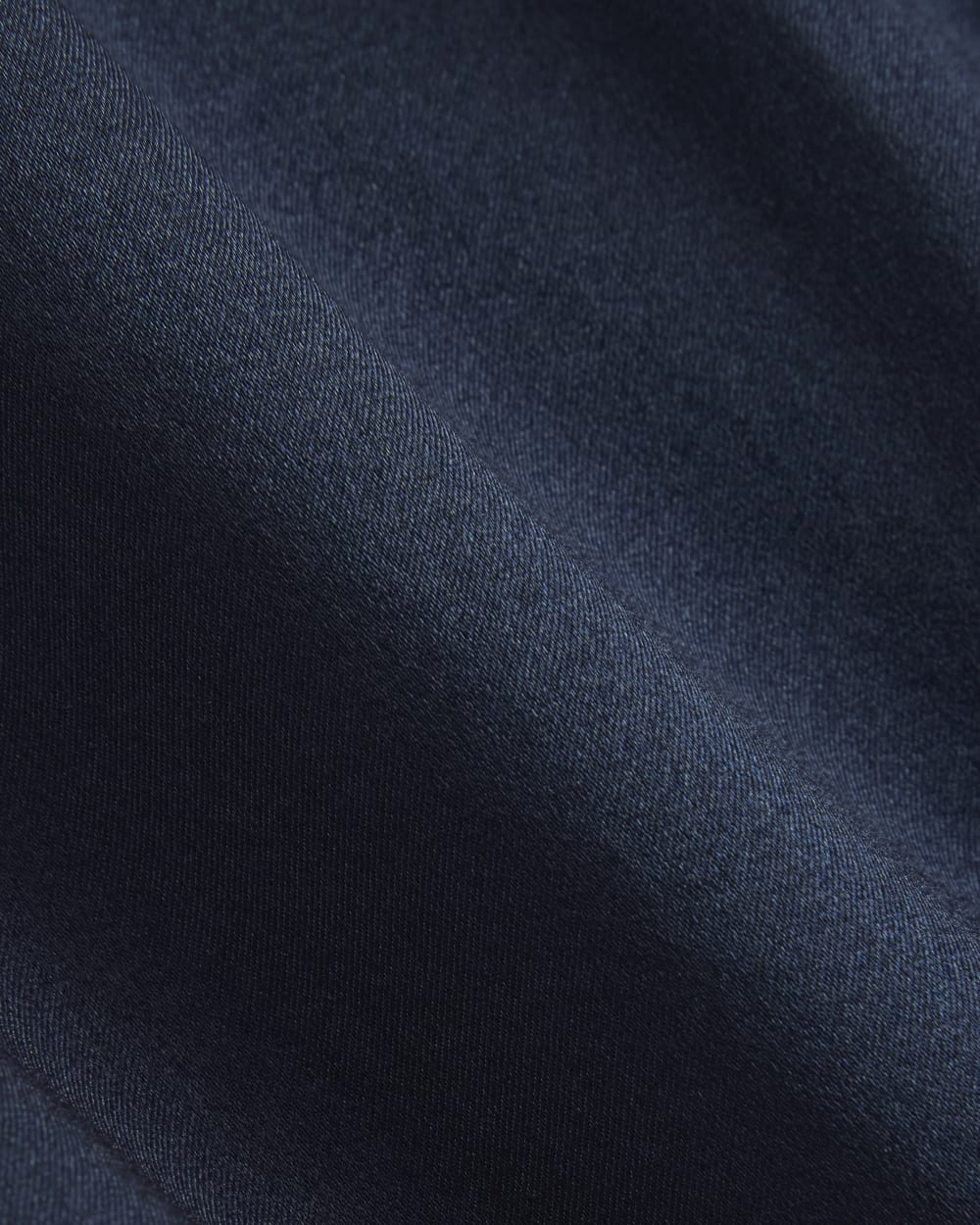 Wrap Top in Silk Charmeuse | Navy - Image 6