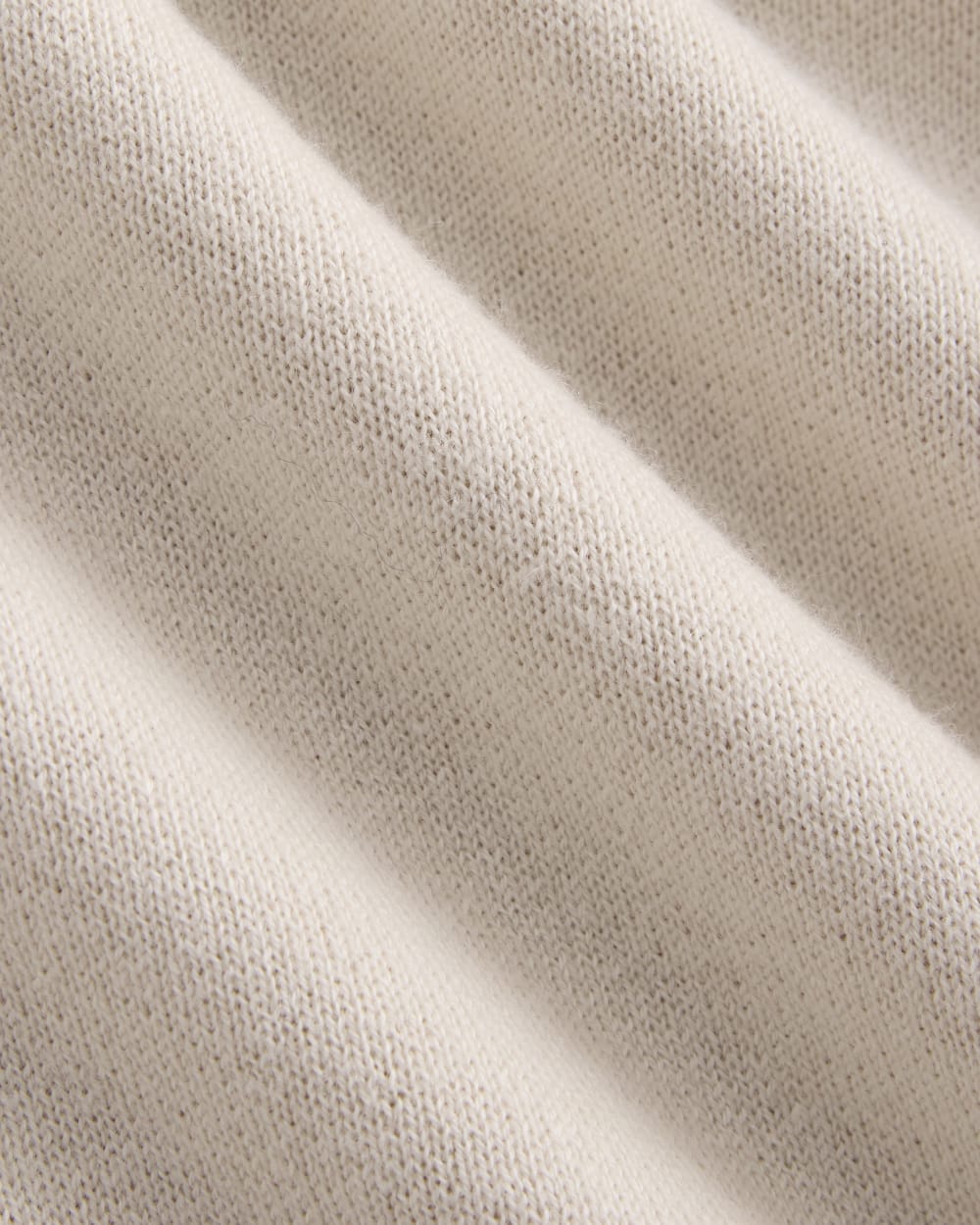 Double Knit Half-Zip in Cotton Merino | Bone/Cream/Sand/Light Camel - Image 6