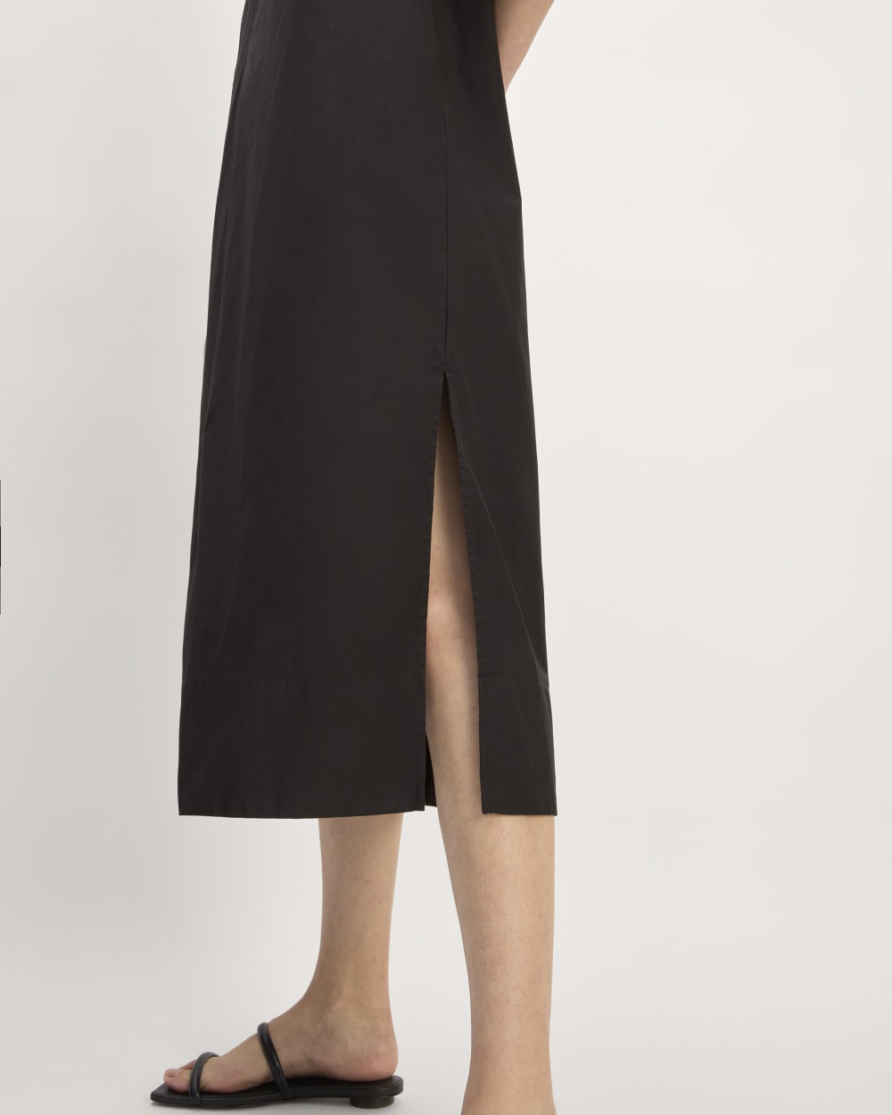 The Supima® Puff-Sleeve Dress | Black - Image 5