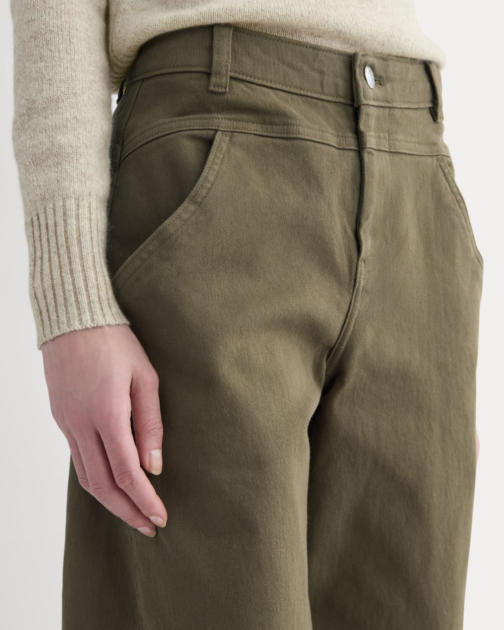 Double-Stitch Barrel Pant | Beech - Image 4