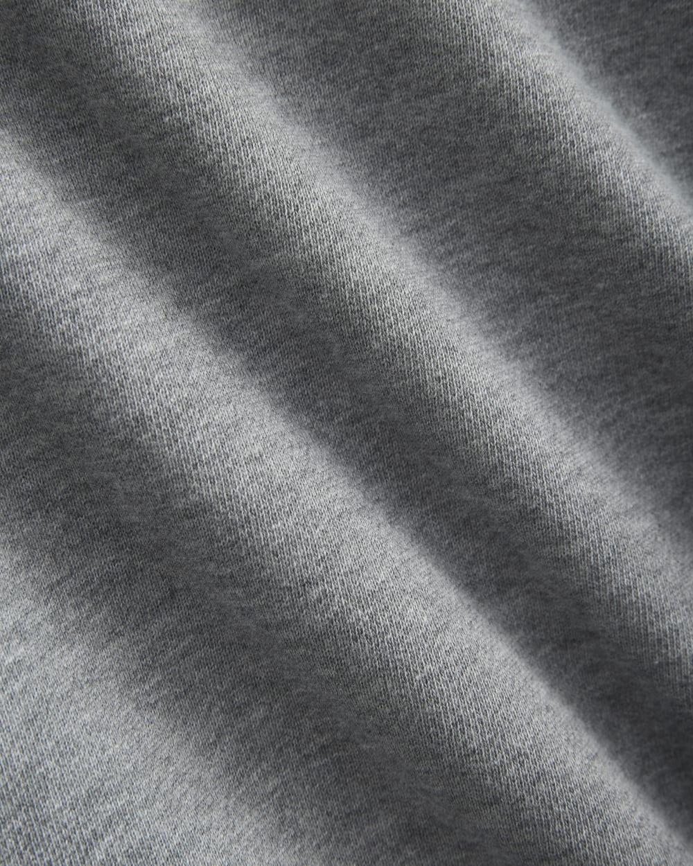 Lightweight Terry Polo Sweatshirt | Vintage Heather Grey - Image 6