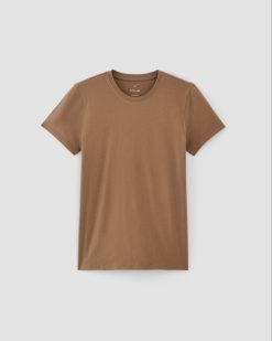 Alternative view of The Slim Crew in Essential Cotton | Carob Brown