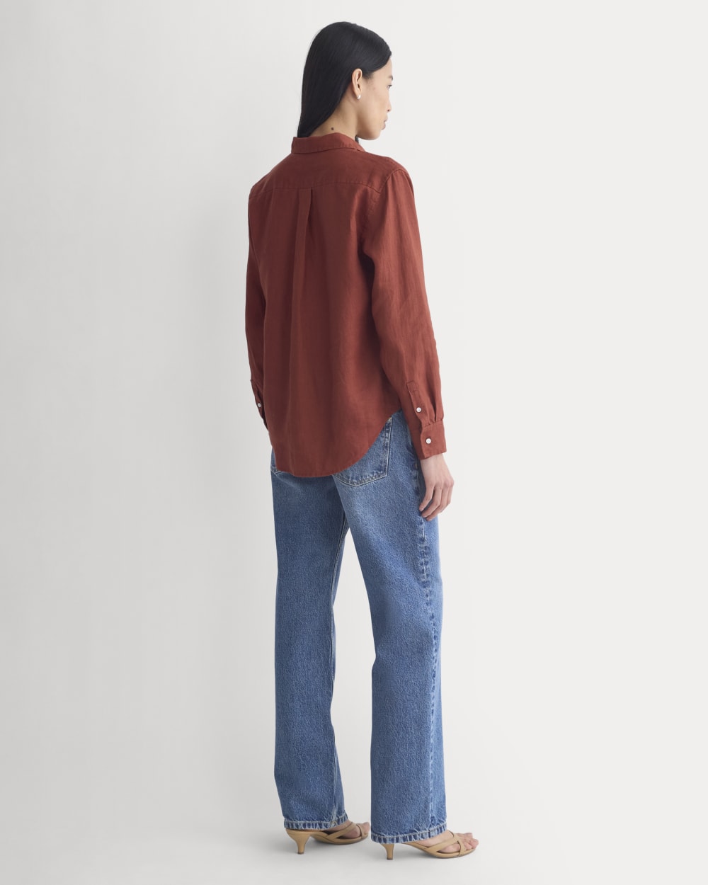 The Must-Have Shirt in Linen | Henna Red - Image 5