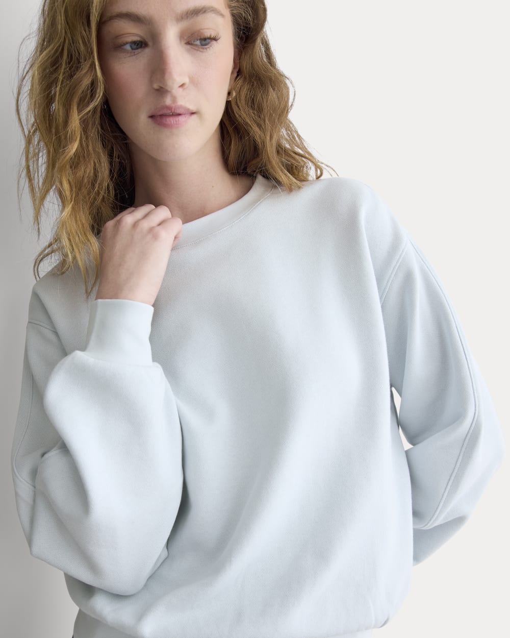 Lightweight Terry Blouson Crew | Skywriting - Image 4