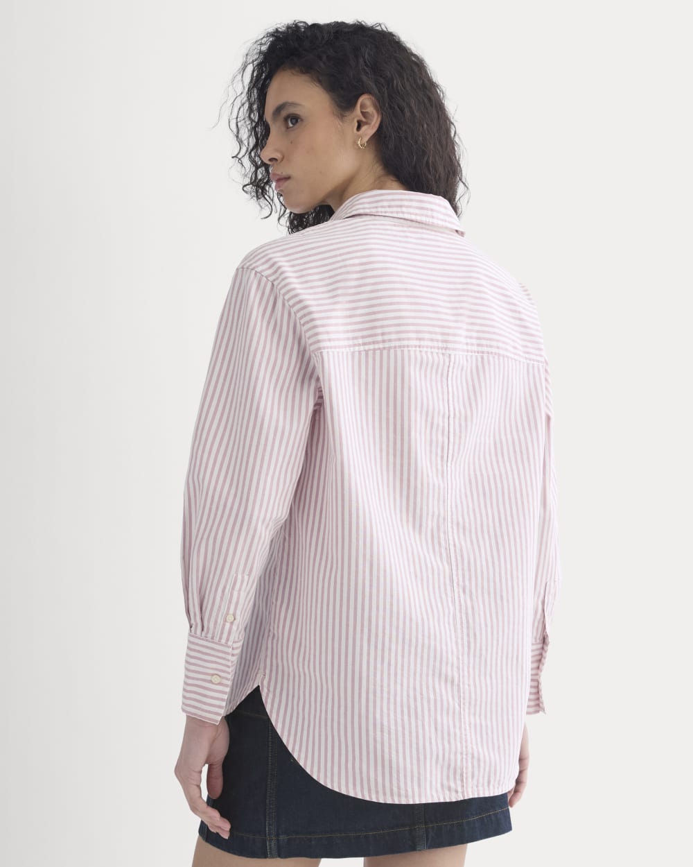 Everyday Oxford Shirt | Bone/Heather Rose - Image 5