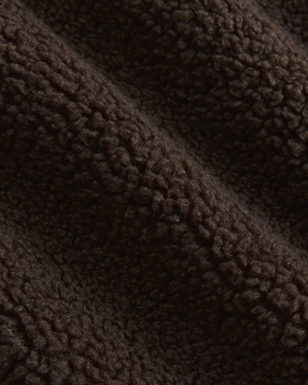 Reversible Teddy Half-Zip Pullover | Coffee Bean - Image 6