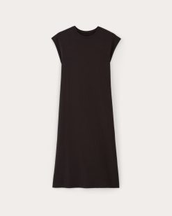 Alternative view of The Muscle Tee Midi Dress | Black
