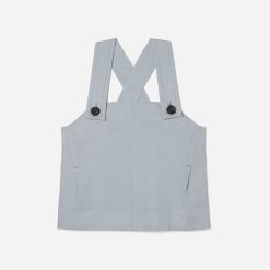 The Apron Linen Tank | Sky