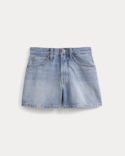 Alternative view of Classic Jean Short | Light Indigo
