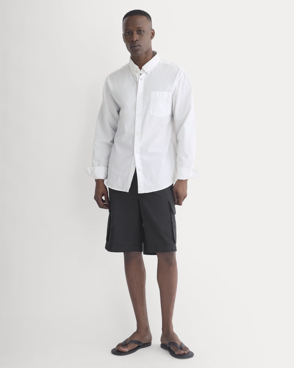 Pull-On Cargo Short | Black - Image 3
