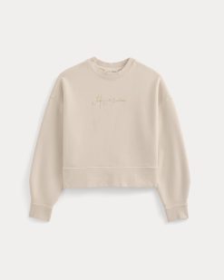 Alternative view of Everlane x The Laufey Foundation Cropped Sweatshirt | Pale Peony