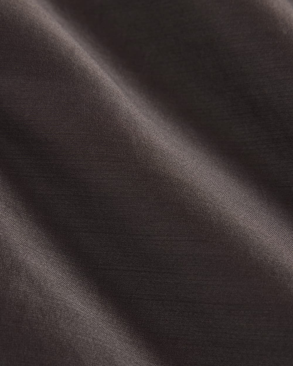 Oversized Shirt in Cotton-Silk Organza | Dark Chocolate - Image 6