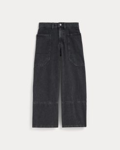 Alternative view of The Way-High® Gardener Cropped Jean | Washed Black