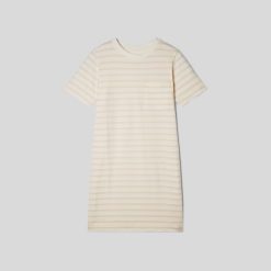 Alternative view of The Organic Cotton Weekend Tee Dress | Brazilian Sand / Canvas Tan