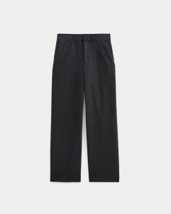 Alternative view of The Wide-Leg Chino | Black