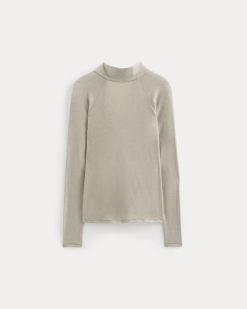 Alternative view of Tie-Neck Top in Butterluxe | Heather Wheat