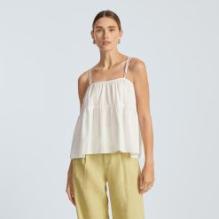 Alternative view of The Billow Cami | White