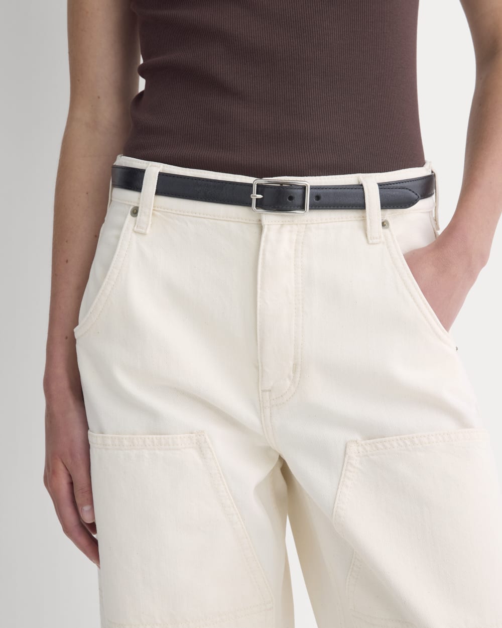 Pull-On Carpenter Jean | Ecru - Image 4