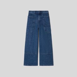 Alternative view of The Way-High® Gardener Cropped Jean | Vibrant Blue