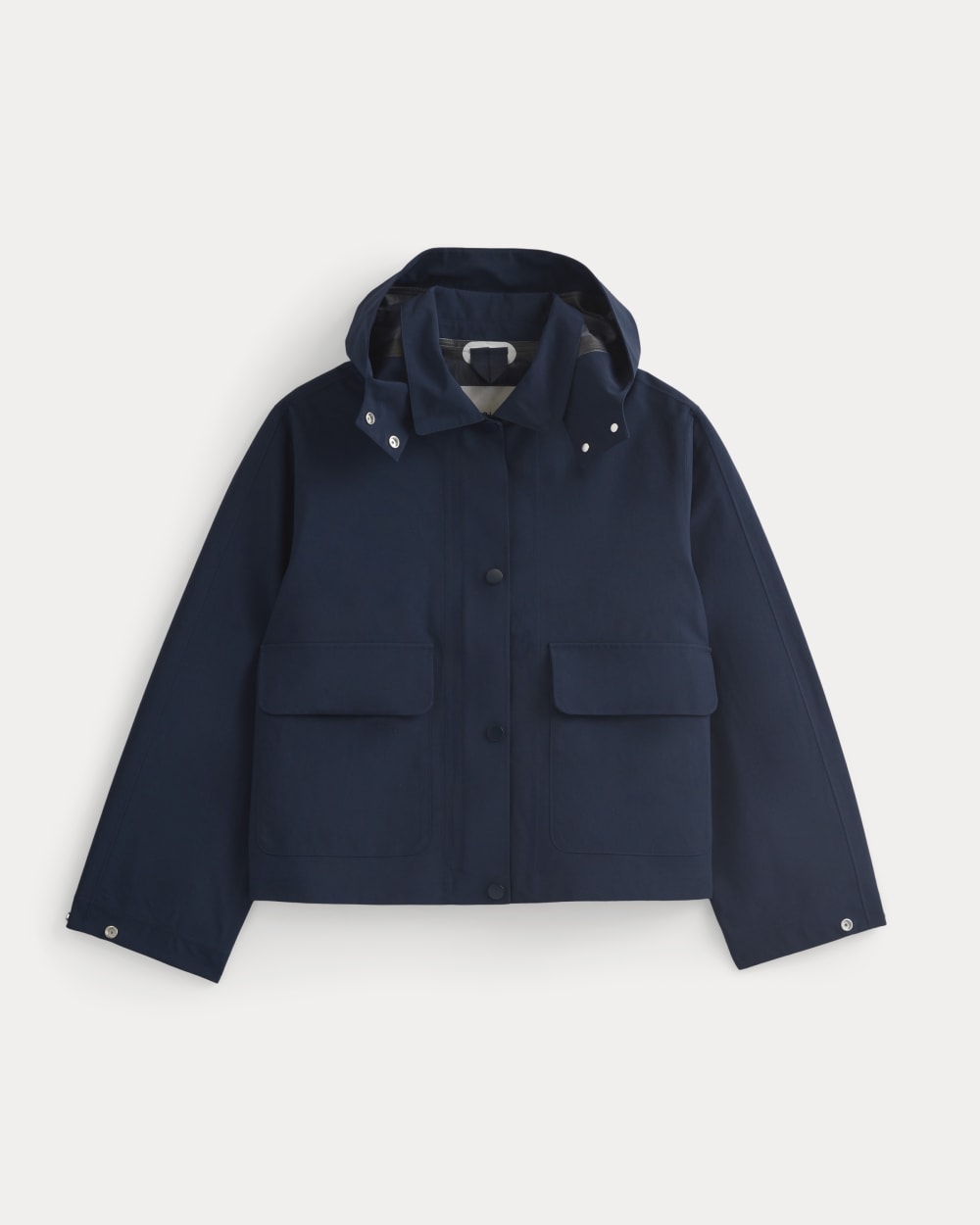 Re:Cycled Nylon Barrel Jacket | Deep Navy - Image 2