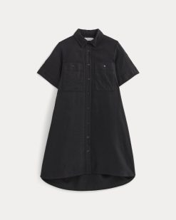 Alternative view of The Daytripper Dress in Linen | Black