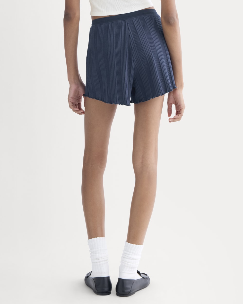 Lounge Rib Short | Navy - Image 5