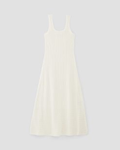 Alternative view of The Crochet Knit Tank Dress | Bone
