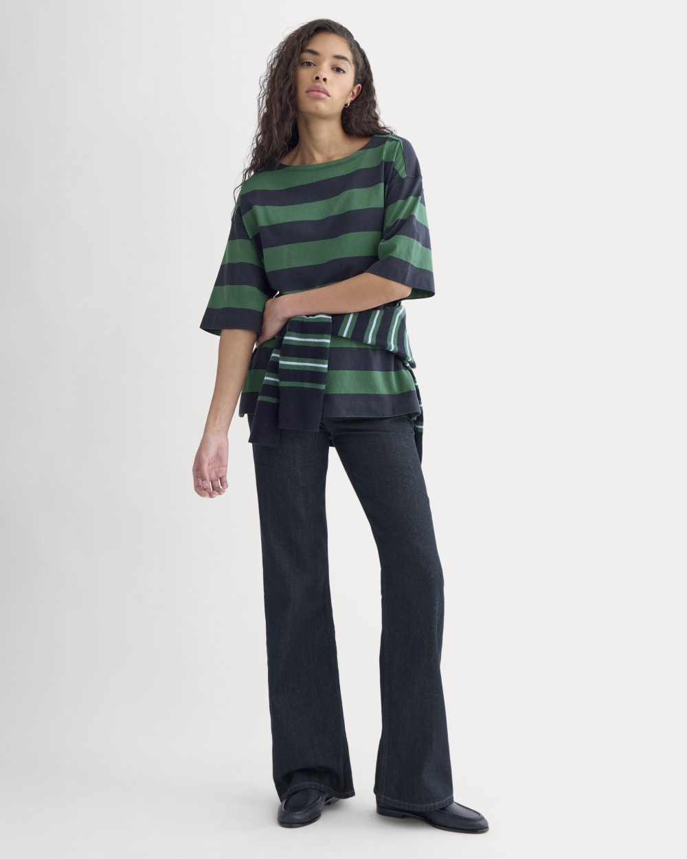 Mariner Tee | Navy/Hunter Green - Image 3