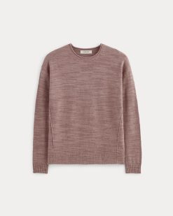 Alternative view of The Slouch Sweater in Cotton Linen | Rose Dusk