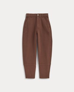 Alternative view of The Utility Barrel Pant | Rosewood | Tall