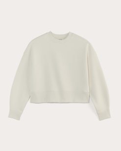 Alternative view of Luxe Fleece Sweatshirt | Bone