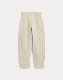 Alternative view of The Utility Barrel Pant | Bone | Tall