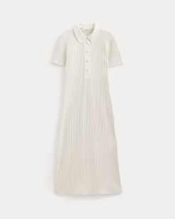 Alternative view of The Cozy Rib Polo Dress | Bone