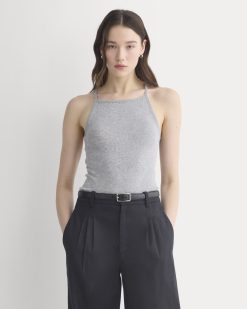 Tissue Narrow Racerback Tank | Heathered Grey