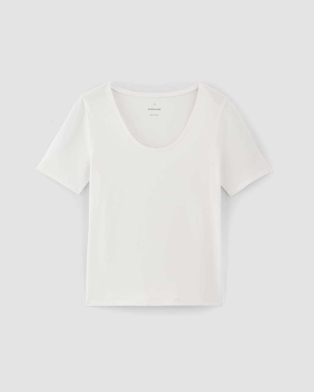The Form Scoop-Neck Tee | White - Image 2