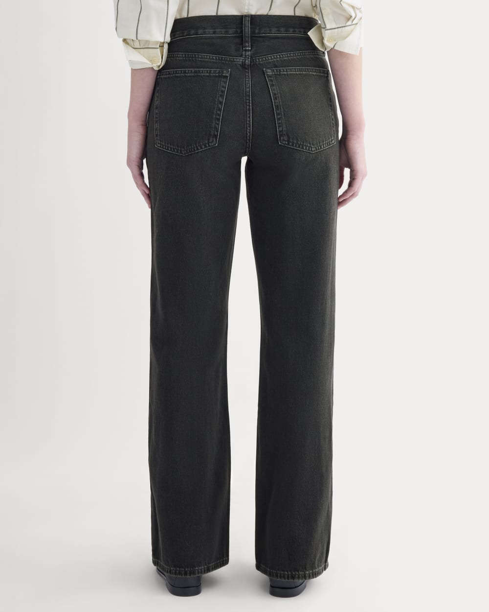 Relaxed Mid-Rise Bootcut Jean | Black - Image 5