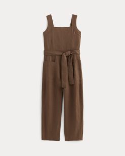Alternative view of The Utility Coverall in Linen | Cedarwood