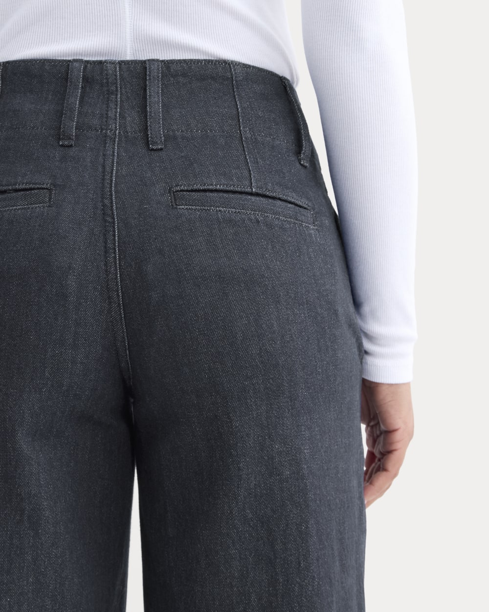 The Mid-Rise Trouser Jean | Tungsten Rinse - Image 4