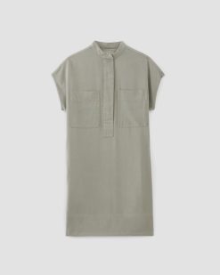 Alternative view of The TENCEL™ Easy Workwear Dress | Sage Green