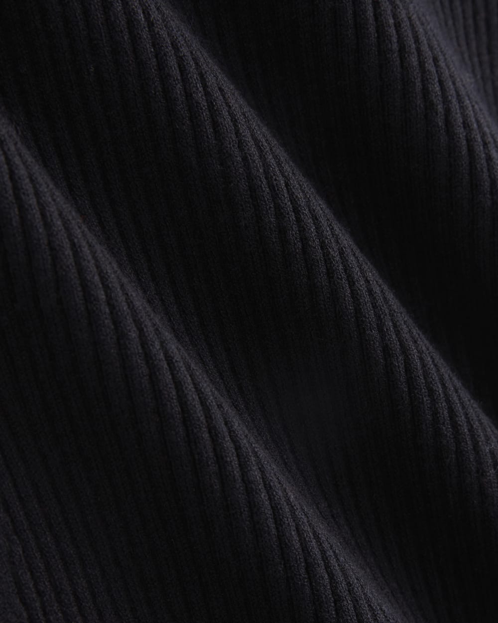 Cutaway Ribbed Midi Dress | Black - Image 7